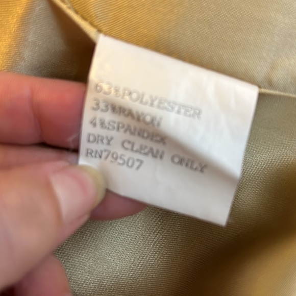 BLACK ISDA & Co. Jacket Blazer Super Cute M medium gold lined beautiful EUC - Picture 9 of 10